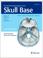 Journal of Neurological Surgery・Part B Skull Base